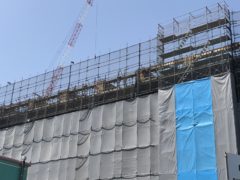 マンション施工中