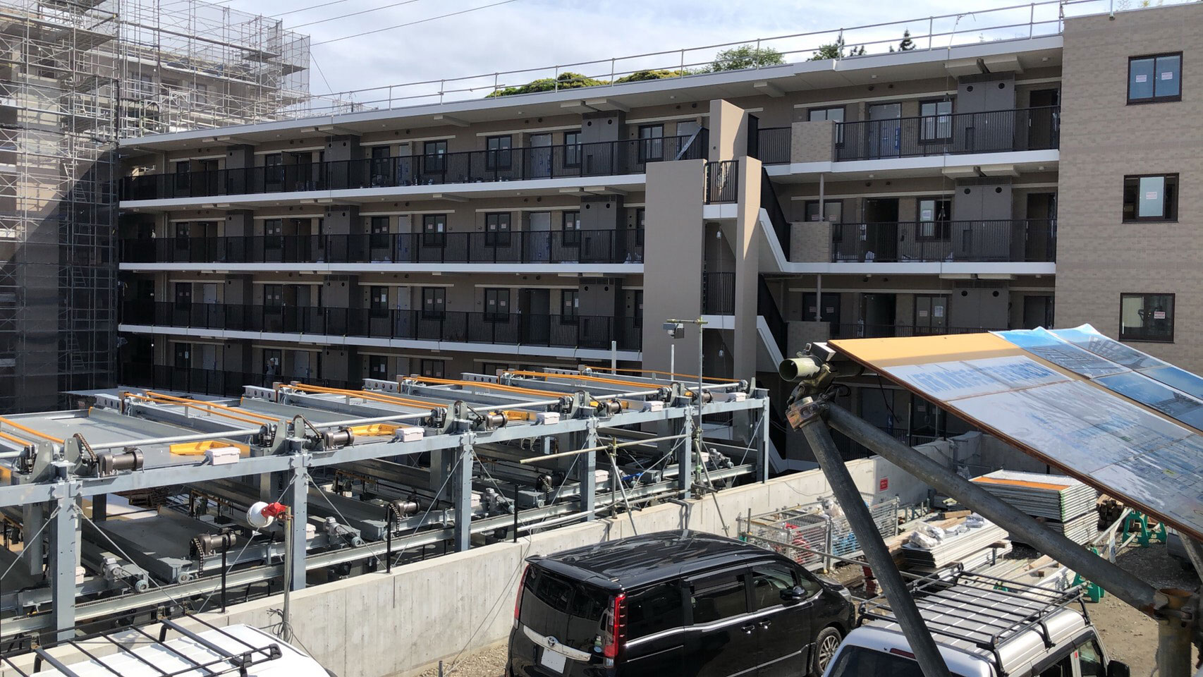 マンションの施工経過です。