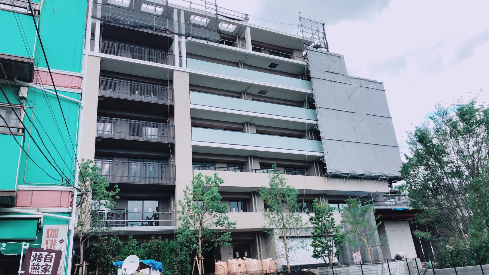 マンションの施工経過２です。